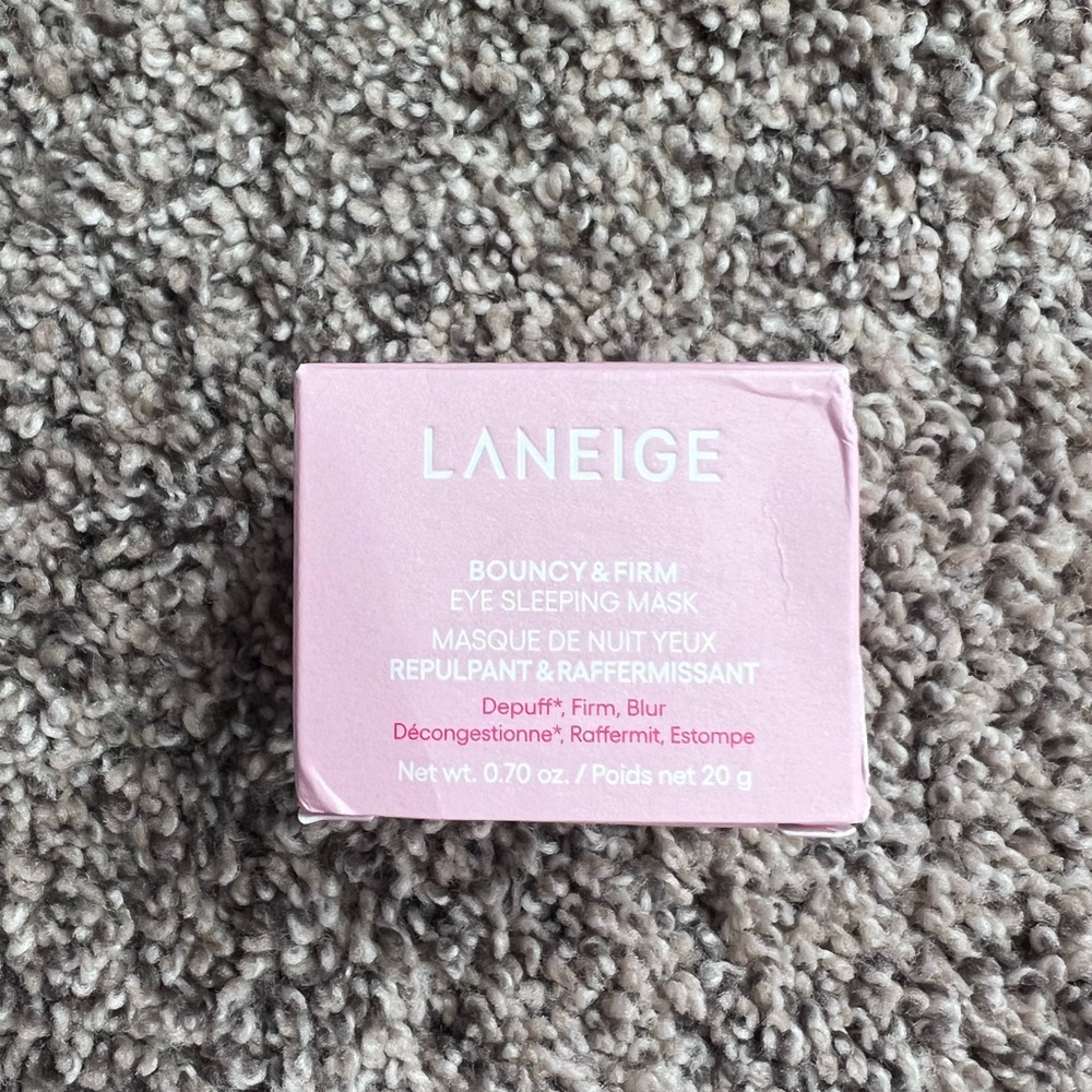 NEW LANEIGE Bouncy & Firm Eye Brightening Sleeping Mask